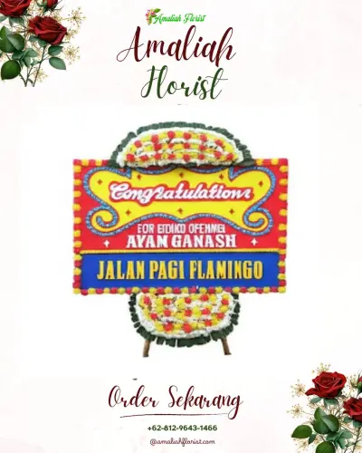 Bunga Papan Congratulation di Tikala Baru